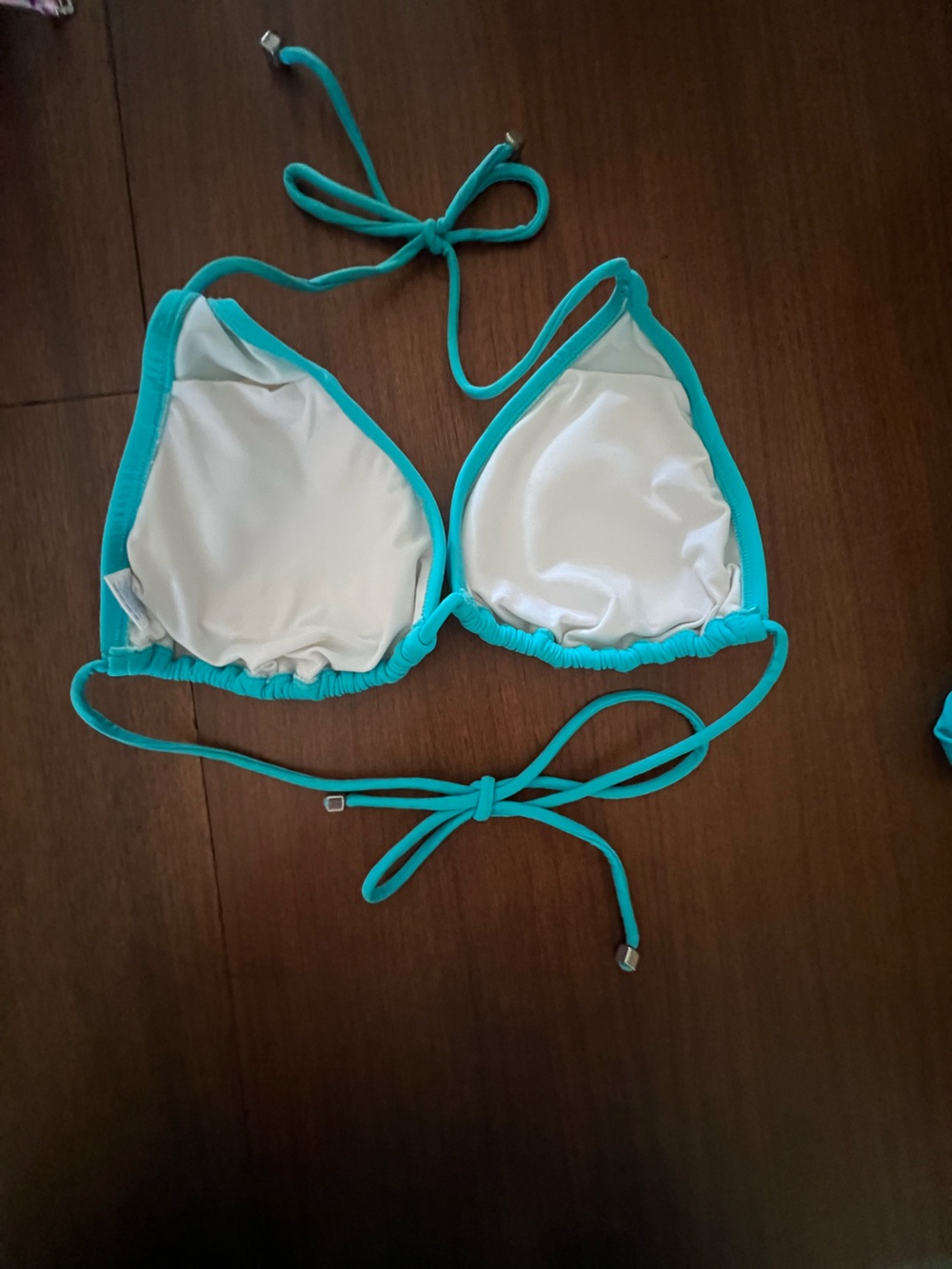 VENUS Teal Bikini top and bottoms - Picture 5 of 6